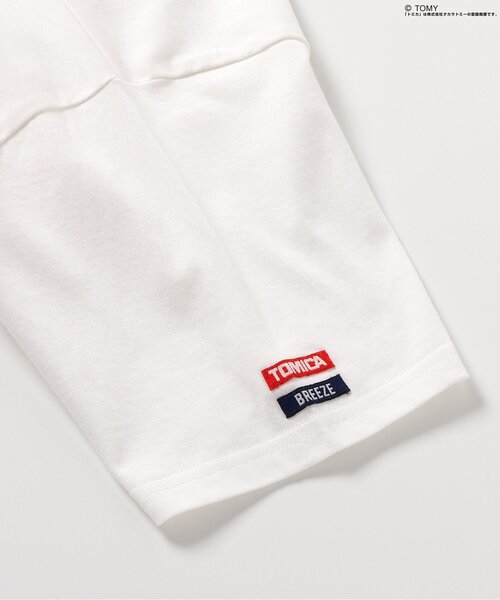 BREEZE（ブリーズ）の「【リンク】TOMICA×BREEZEナンバリングTシャツ大人（Tシャツ/カットソー・メンズ・ブラック/オフホワイト・LARGE/MEDIUM）」の5枚目の写真