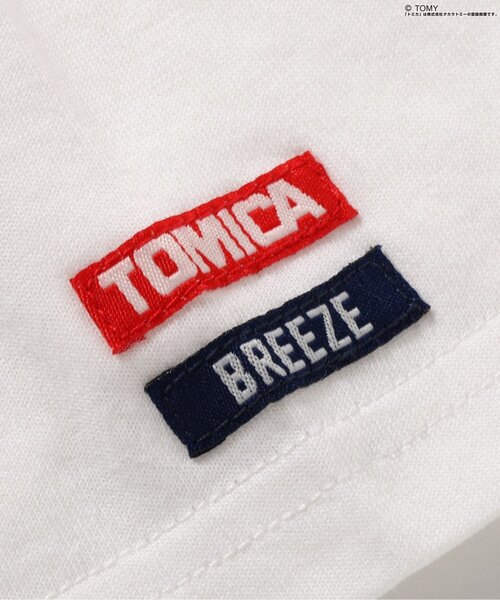 BREEZE（ブリーズ）の「【リンク】TOMICA×BREEZEナンバリングTシャツ大人（Tシャツ/カットソー・メンズ・ブラック/オフホワイト・LARGE/MEDIUM）」の6枚目の写真