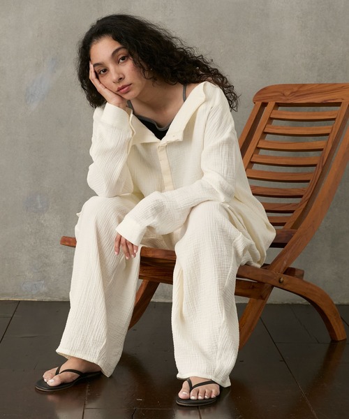 メルトザレディ function 2way drawstring shirt