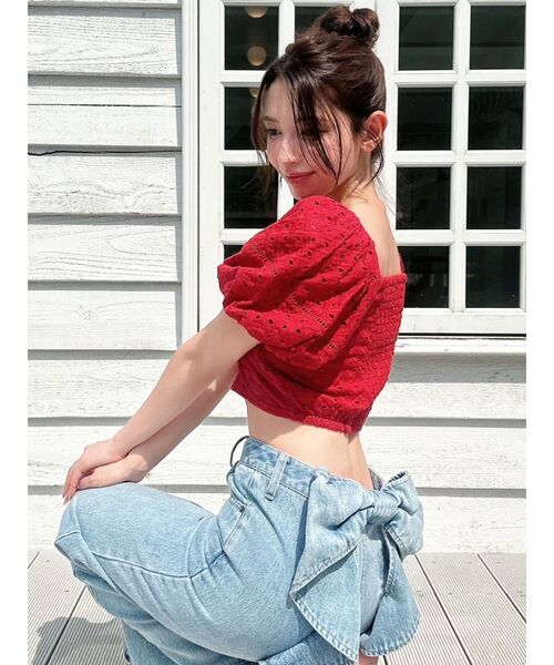 バックリボンデニムパンツ（デニムパンツ）｜RESEXXY