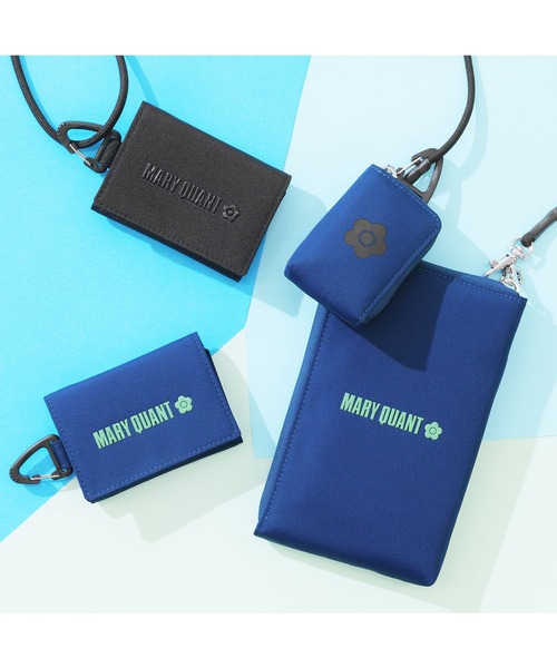 すぐ届く MARY QUANT* ロゴプリントコーデュラ ショルダーパース ロゴプリントコーデュラ ショルダーパース｜マリークヮントの