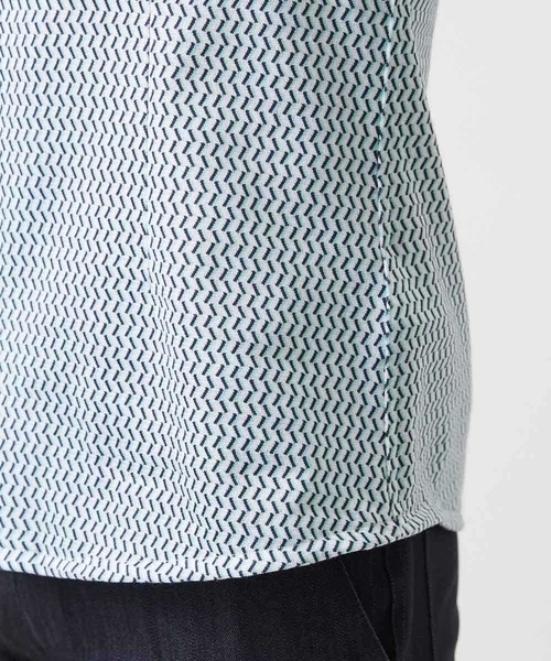MICHEL KLEIN HOMME (ミッシェルクランオム)の「《日本製》ストレッチラッセル七分袖シャツ(シャツ/ブラウス・メンズ・ライトブルー/ブラック/カーキ・MEDIUM/LARGE/X-LARGE)」の12枚目の写真