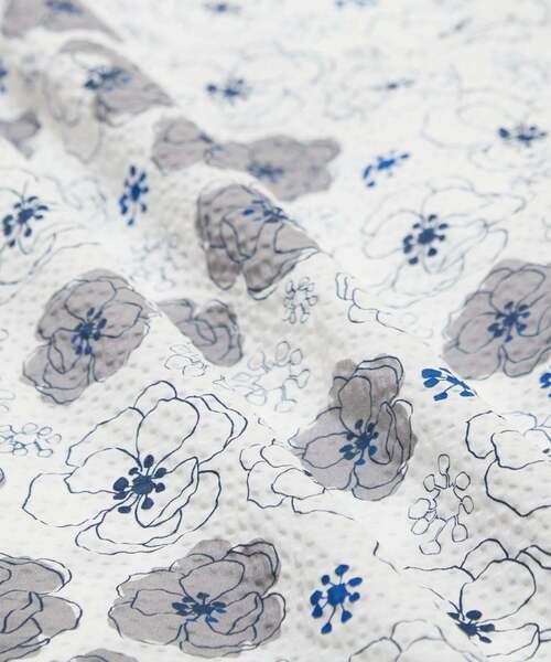 MEN'S MELROSE(メンズメルローズ)の「《限定展開》オキナワシャツ | ワッフルサッカー(シャツ/ブラウス・メンズ・ホワイト/ブラック/ネイビー/ホワイト系その他/ブルー系その他/グレイッシュベージュ・5/7/6/3/4)」の18枚目の写真