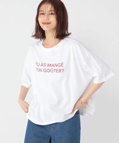 tシャツ PLACE STUDIO／ピンタックロゴTシャツセット レディース セール】アソートカラーロゴTシャツ（Tシャツ/カットソー