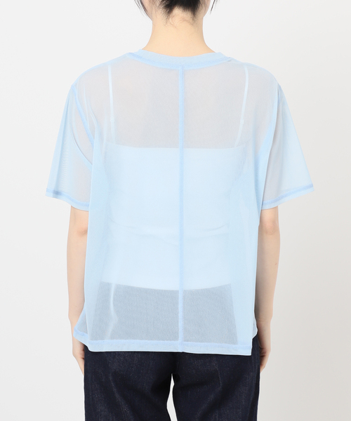 B.C STOCK（ベーセーストック）の「《2点セット》ウォッシャブル / NYチュールオーバーTシャツ（Tシャツ/カットソー・レディース・ライトグレー/スカイブルー/チョコ・FREE）」の22枚目の写真