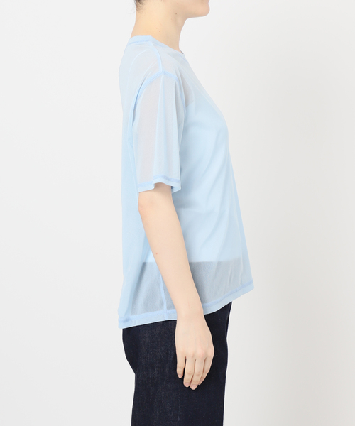 B.C STOCK（ベーセーストック）の「《2点セット》ウォッシャブル / NYチュールオーバーTシャツ（Tシャツ/カットソー・レディース・ライトグレー/スカイブルー/チョコ・FREE）」の21枚目の写真