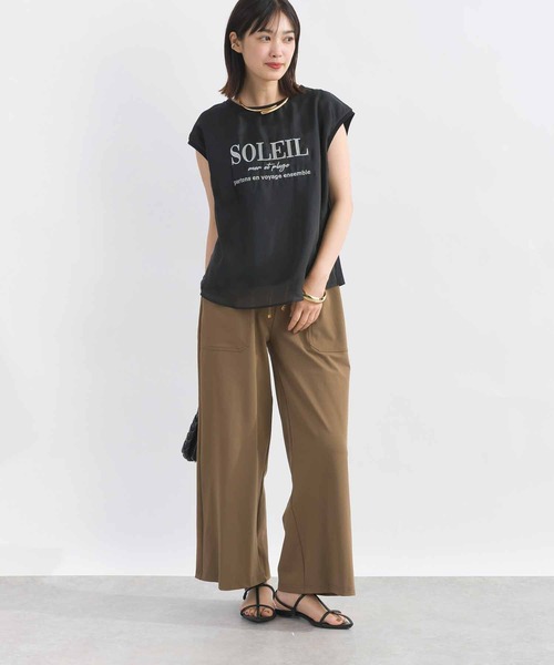 Lo-Fi(ローファイ)の「【WEB限定】フロントシアーロゴ刺繍カットソー(Tシャツ/カットソー・レディース・オフホワイト/ブラック・M)」の11枚目の写真
