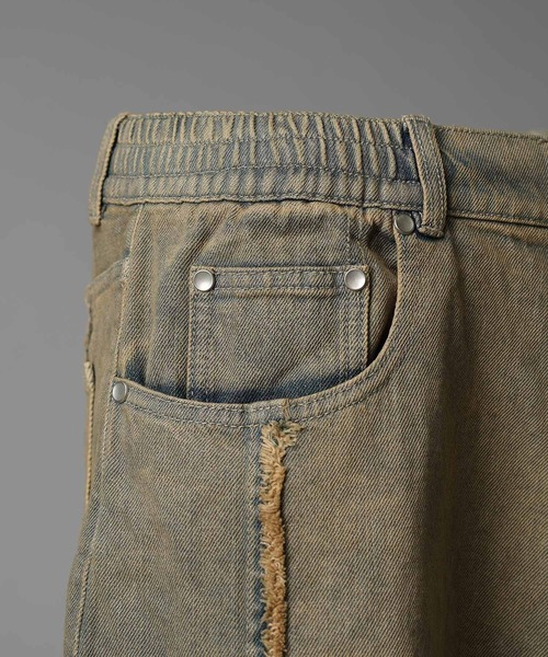 UNISEX》Prime-Wide Denim Shorts/プライムワイドデニムショーツ