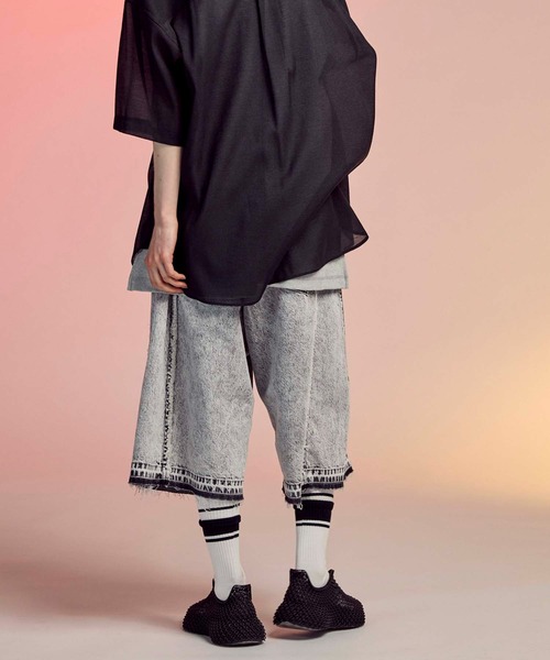 MAISON SPECIAL パンツ 「UNISEX」Triacetate Prime-Wide Shorts