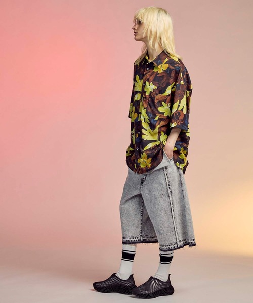 UNISEX》Prime-Wide Denim Shorts/プライムワイドデニムショーツ
