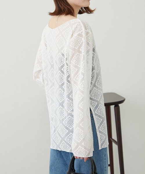 アンサンブル 「willow」レイヤードレースホルターネックチュニック セール】【willow】レイヤードレースホルターネックチュニック