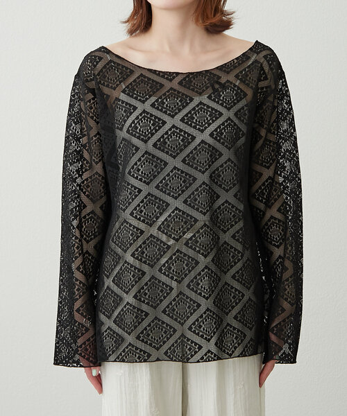 WILLOW(ウィロー)の「【willow】レイヤードレースホルターネックチュニック(アンサンブル・レディース・ホワイト/ブラック・ONE SIZE)」の13枚目の写真
