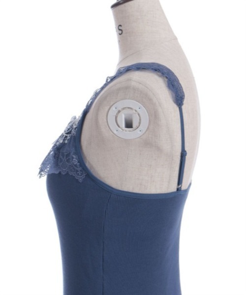 axes femme（アクシーズファム）の「カップ付き蝶々レースキャミ（キャミソール・レディース・ネイビー/ピンク・MEDIUM/LARGE）」の4枚目の写真