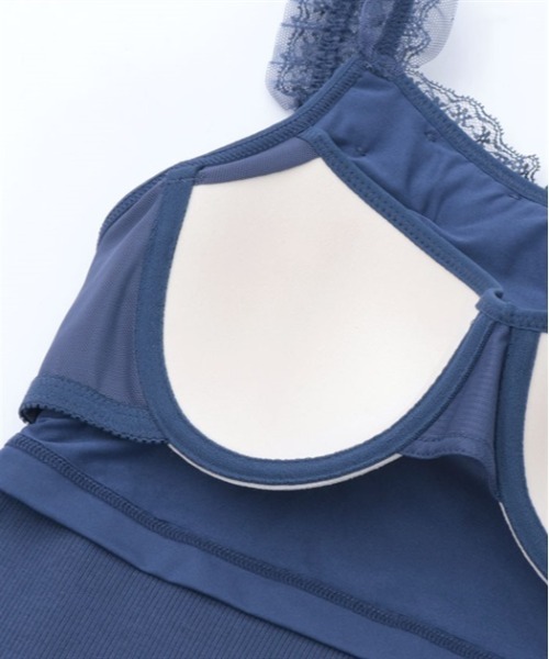 axes femme（アクシーズファム）の「カップ付き蝶々レースキャミ（キャミソール・レディース・ネイビー/ピンク・MEDIUM/LARGE）」の20枚目の写真