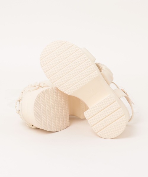 apres jour（アプレジュール）の「ダブルストラップサンダル（サンダル・レディース・ブラック/ホワイト・SMALL/LARGE/MEDIUM）」の8枚目の写真