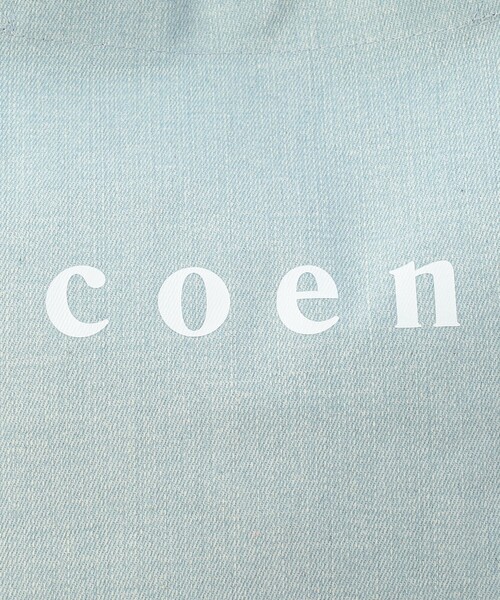 coen（コーエン）の「【新色登場・追加】2way coen（コーエン） ロゴトートバッグ（トートバッグ・レディース・ブラック/ナチュラル/ライトグレー/その他1/ダークブラウン・FREE）」の18枚目の写真