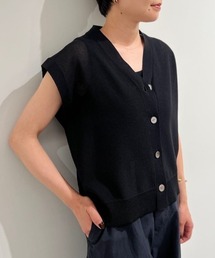 「human woman」 半袖ニット MEDIUM ブラウン レディース human woman 「human woman」 半袖ニット MEDIUM ブラウン