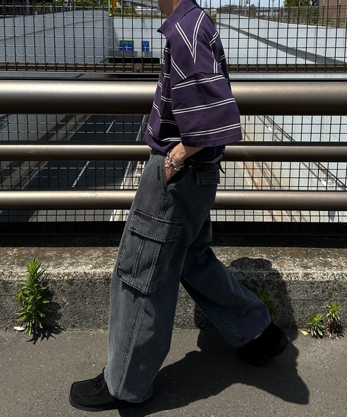 Perushu(ペルーシュ)の「半袖ポロシャツ(ポロシャツ・メンズ・ボルドー・LARGE)」の3枚目の写真