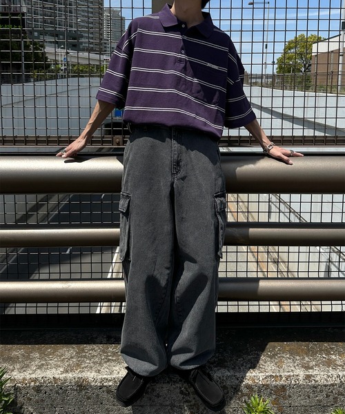 Perushu(ペルーシュ)の「半袖ポロシャツ(ポロシャツ・メンズ・ボルドー・LARGE)」の5枚目の写真