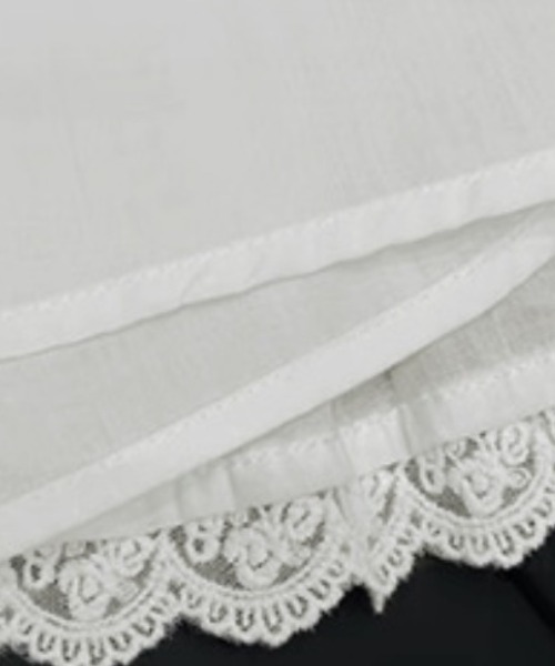 Per sist ence（パーシエンス）の「レース付ティアードミニスカート/インナーパンツ付き（スカート・レディース・ホワイト/ブラック・ONE SIZE）」の21枚目の写真
