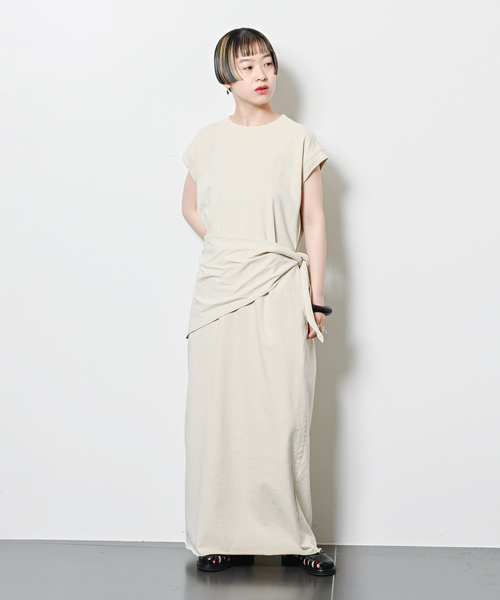 CITYSHOP　CUT DRESS with SCARF：ワンピース　38 CUT DRESS with SCARF：ワンピース（ワンピース）｜CITYSHOP（シティー