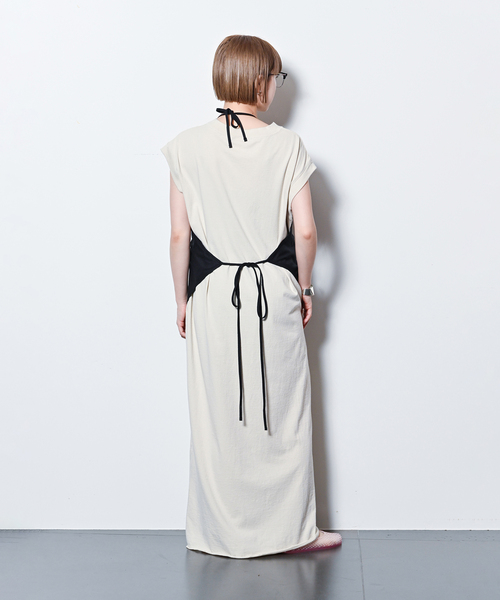 CITYSHOP　CUT DRESS with SCARF：ワンピース　38 CUT DRESS with SCARF：ワンピース（ワンピース）｜CITYSHOP