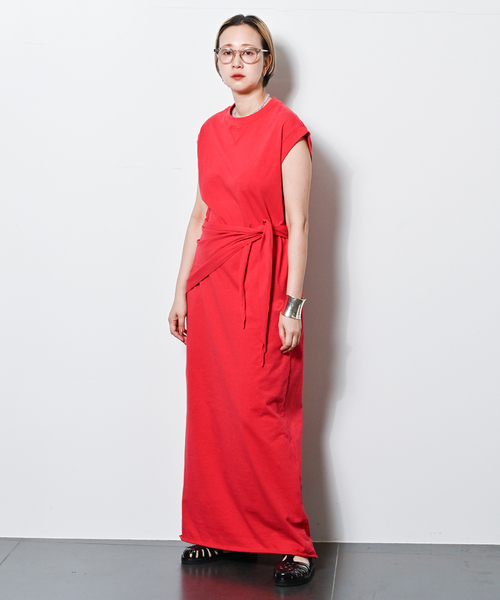 CITYSHOP　CUT DRESS with SCARF：ワンピース　38 CUT DRESS with SCARF：ワンピース（ワンピース）｜CITYSHOP