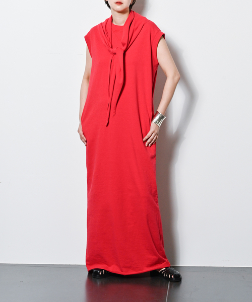 CITYSHOP CUT DRESS with SCARF:ワンピース 38 CUT DRESS with SCARF:ワンピース(ワンピース)|CITYSHOP