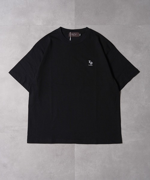 Laufer(ロイファー)の「【Laufer】オールドLEロゴ コンパクトTシャツ / Old LE Logo Compact T-Shirt(Tシャツ/カットソー・メンズ・ホワイト×ブラック/ホワイト×ホワイト/ブラック×ブラック/ブラック×ホワイト・M/L/XL)」の11枚目の写真