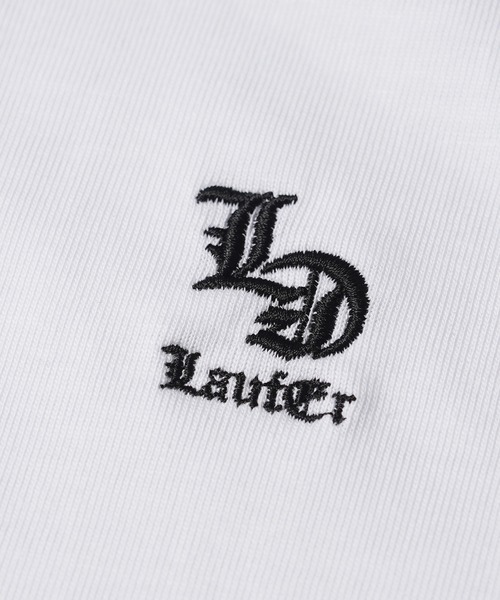 Laufer(ロイファー)の「【Laufer】オールドLEロゴ コンパクトTシャツ / Old LE Logo Compact T-Shirt(Tシャツ/カットソー・メンズ・ホワイト×ブラック/ホワイト×ホワイト/ブラック×ブラック/ブラック×ホワイト・M/L/XL)」の10枚目の写真