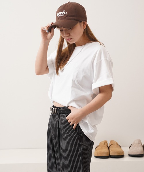 Laufer(ロイファー)の「【Laufer】オールドLEロゴ コンパクトTシャツ / Old LE Logo Compact T-Shirt(Tシャツ/カットソー・メンズ・ホワイト×ブラック/ホワイト×ホワイト/ブラック×ブラック/ブラック×ホワイト・M/L/XL)」の22枚目の写真