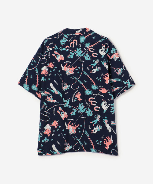 SUN SURF(サンサーフ)の「SUN SURF | 半袖ハワイアンシャツ “PANIOLA TOWN” MEN(シャツ/ブラウス・メンズ・ネイビー・XL/XXL/L)」の3枚目の写真