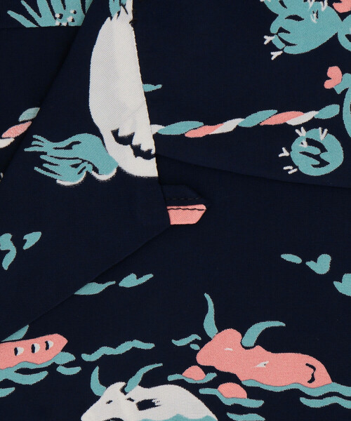 SUN SURF(サンサーフ)の「SUN SURF | 半袖ハワイアンシャツ “PANIOLA TOWN” MEN(シャツ/ブラウス・メンズ・ネイビー・XL/XXL/L)」の7枚目の写真