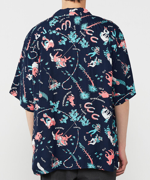 SUN SURF(サンサーフ)の「SUN SURF | 半袖ハワイアンシャツ “PANIOLA TOWN” MEN(シャツ/ブラウス・メンズ・ネイビー・XL/XXL/L)」の11枚目の写真