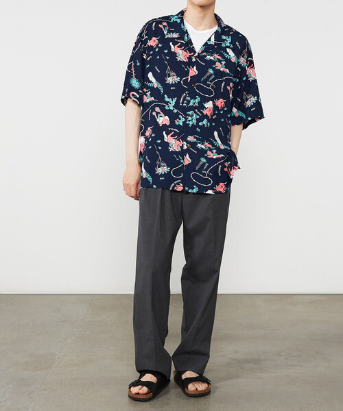SUN SURF(サンサーフ)の「SUN SURF | 半袖ハワイアンシャツ “PANIOLA TOWN” MEN(シャツ/ブラウス・メンズ・ネイビー・XL/XXL/L)」の13枚目の写真