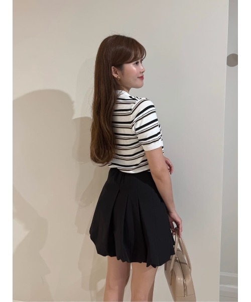 ハーリップトゥ まとめ売り Multi Border Polo Top（ポロシャツ）｜Her lip to（ハーリップトゥー