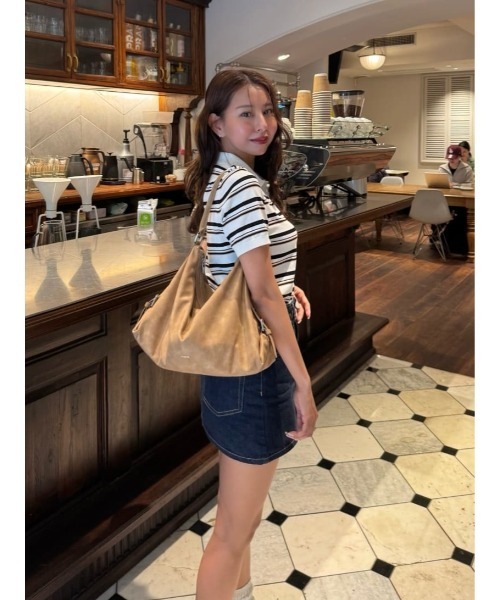 Multi Border Polo Top（ポロシャツ）｜Her lip to（ハーリップトゥー