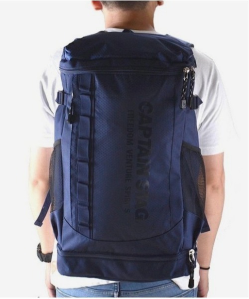 CAPTAIN STAG(キャプテンスタッグ)の「CAPTAINSTAG リュック21L 1246(バックパック/リュック・レディース・ワインレッド/ブラック/ネイビー・FREE)」の6枚目の写真