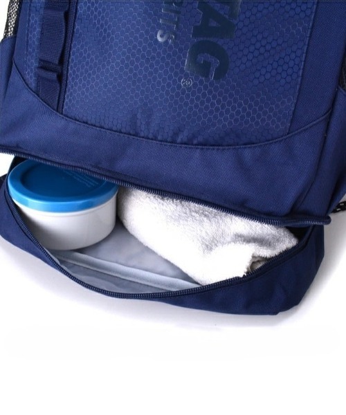 CAPTAIN STAG(キャプテンスタッグ)の「CAPTAINSTAG リュック21L 1246(バックパック/リュック・レディース・ワインレッド/ブラック/ネイビー・FREE)」の10枚目の写真