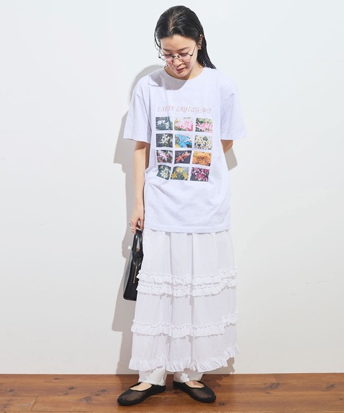 fig London(フィグロンドン)の「●Exotic Lily Tshirt(Tシャツ/カットソー・レディース・アッシュグレー・FREE)」の11枚目の写真