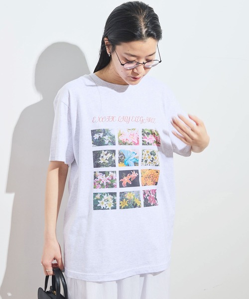 fig London(フィグロンドン)の「●Exotic Lily Tshirt(Tシャツ/カットソー・レディース・アッシュグレー・FREE)」の5枚目の写真