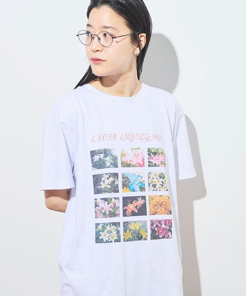 fig London(フィグロンドン)の「●Exotic Lily Tshirt(Tシャツ/カットソー・レディース・アッシュグレー・FREE)」の16枚目の写真