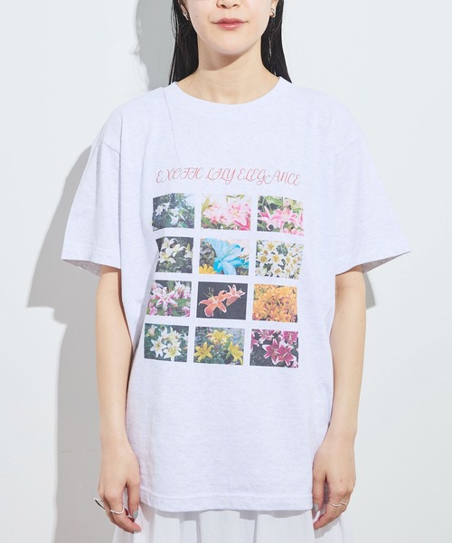 fig London(フィグロンドン)の「●Exotic Lily Tshirt(Tシャツ/カットソー・レディース・アッシュグレー・FREE)」の22枚目の写真