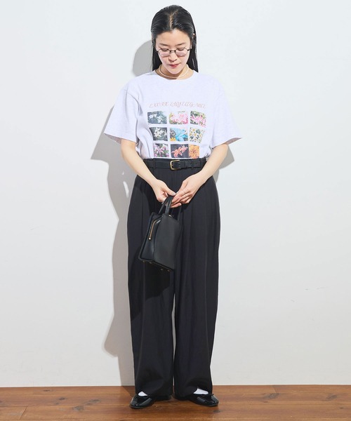 fig London(フィグロンドン)の「●Exotic Lily Tshirt(Tシャツ/カットソー・レディース・アッシュグレー・FREE)」の18枚目の写真