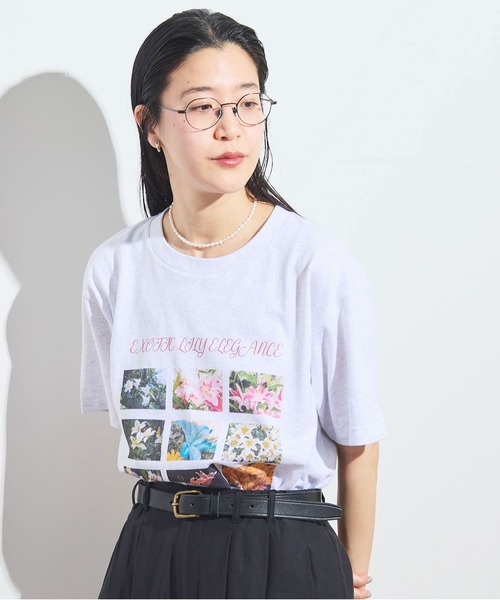 fig London(フィグロンドン)の「●Exotic Lily Tshirt(Tシャツ/カットソー・レディース・アッシュグレー・FREE)」の7枚目の写真
