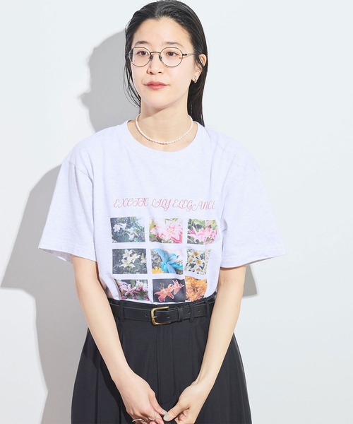 fig London(フィグロンドン)の「●Exotic Lily Tshirt(Tシャツ/カットソー・レディース・アッシュグレー・FREE)」の8枚目の写真