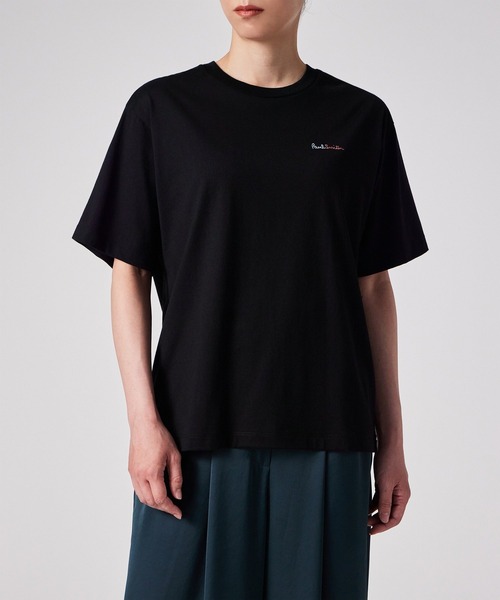 Paul Smith（ポールスミス）の「ウィメンズ バイカラーロゴ Tシャツ / 255105 J271（Tシャツ/カットソー・レディース・ホワイト/ブラック・MEDIUM）」の13枚目の写真