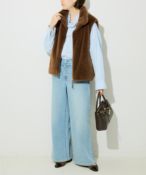 SLOBE IENA(スローブイエナ)の「SLOBE パテントバックスリングパンプス(パンプス・レディース・ベージュ/ブラウン・22.5cm/23cm/23.5cm/24cm/24.5cm)」の4枚目の写真