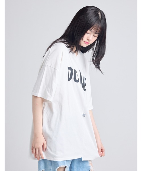 Little sunny bite(リトルサニーバイト)の「【little sunny bite】do me big tee(Tシャツ/カットソー・レディース・ブラック/オレンジ/ホワイト・MEDIUM/SMALL)」の6枚目の写真
