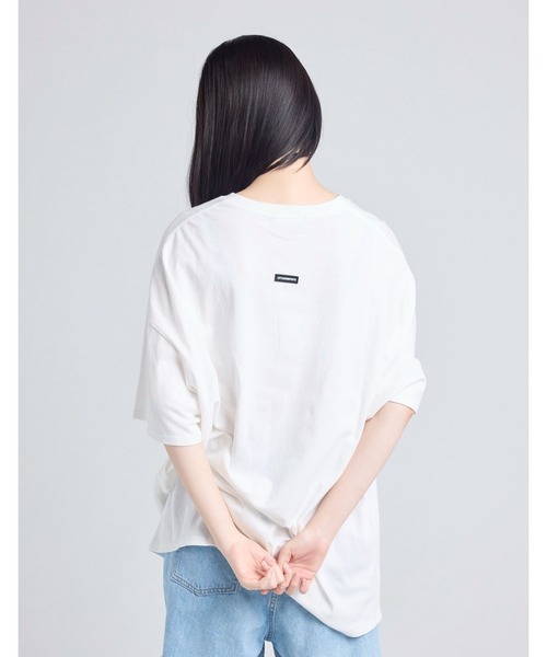 Little sunny bite(リトルサニーバイト)の「【little sunny bite】do me big tee(Tシャツ/カットソー・レディース・ブラック/オレンジ/ホワイト・MEDIUM/SMALL)」の7枚目の写真